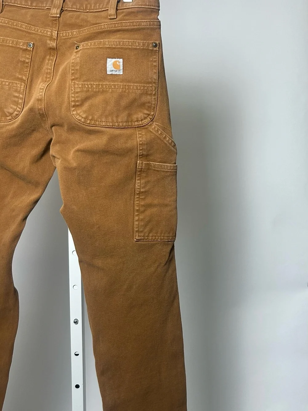 Carhartt Straight Leg Work Pants - Carhartt Brown - Picture 7 of 10